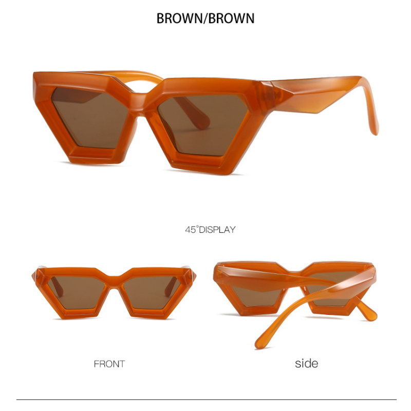 Wholesale Personality Irregular PC Sunglasses